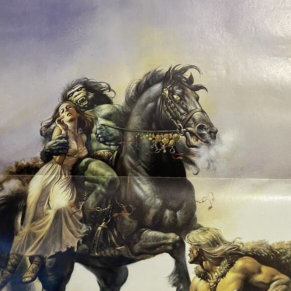 Boris Vallejo The Broken Sword Poster Fantasy Art Vintage 1979 34.25x23.5 Mystic - Picture 4 of 9